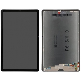 Ekranas Samsung P610/P615/P613/P619/P620/P625 Tab S6 Lite 10.4kanssa lietimui jautriu stikliuku musta ORG
