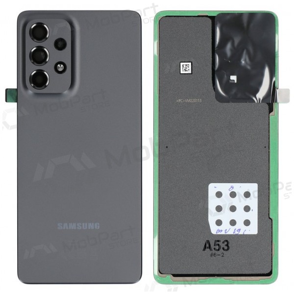 Samsung Galaxy A53 5G takakansi (musta) (alkuperäinen)