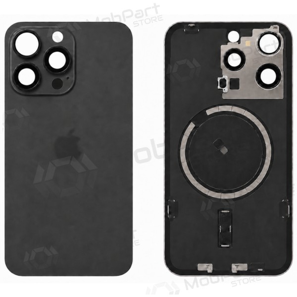 Apple iPhone 15 Pro Max takakansi (musta) (Premium)
