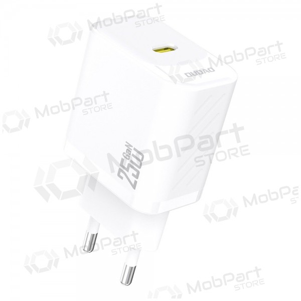 Puhelimen laturi Dudao A27 25 W GaN USB-C valkoinen