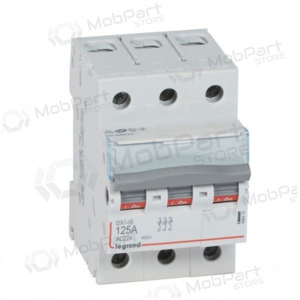 Katkaisija MCB RX3 Legrand 406470 (125A, 3P, 230V, 6kA)