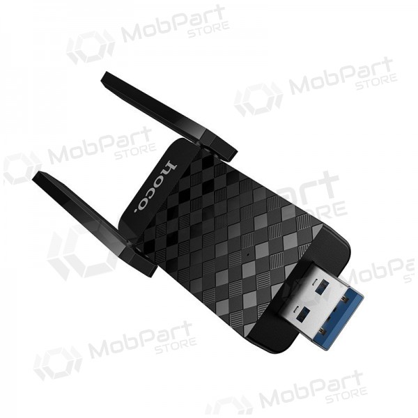 USB Wi-Fi-sovitin Hoco HI34 USB 3.0 Wi-Fi 6 musta