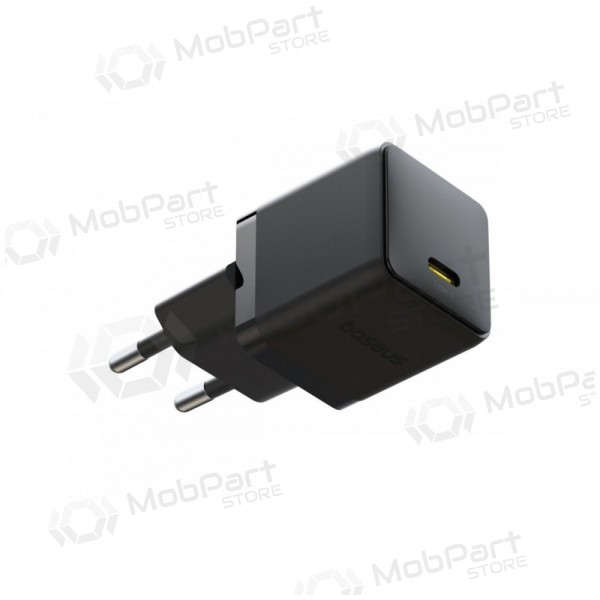 Laturi Baseus Palm 20W USB-C + USB-C to USB-C cable 1.0m musta P10111602113-01