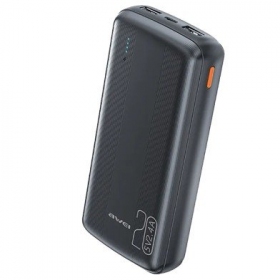 Ulkoinen paristo Power Bank Awei P19K 5V/2.4A 20000mAh musta