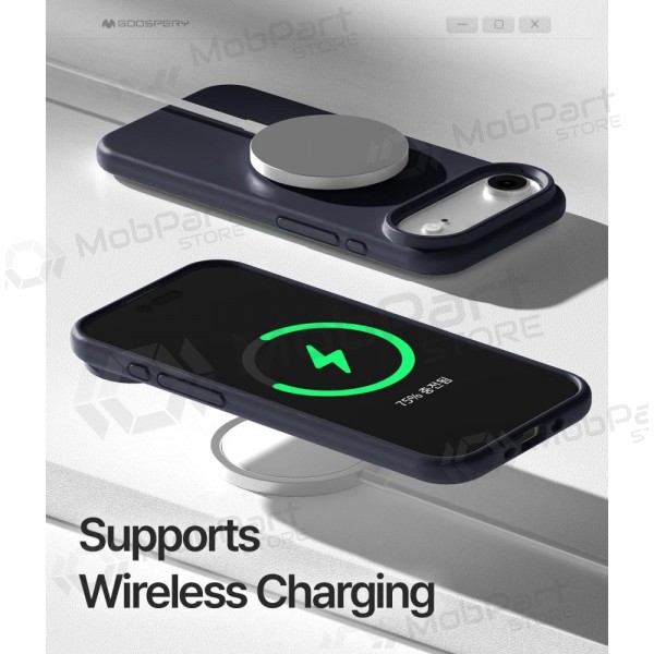 Apple iPhone Air kotelo - Mercury "Pure Magsafe Silicon Case" (tummansininen)