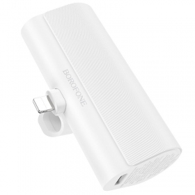 Ulkoinen paristo Power Bank Borofone BJ35 Lightning 5000mAh valkoinen