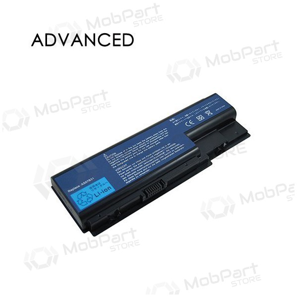 ACER AS07B31, 5200mAh kannettavan tietokoneen akku, Advanced ACER AS07B31, 5200mAh kannettavan tietokoneen akku, Advanced