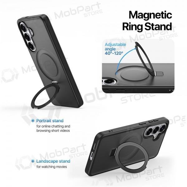 Samsung Galaxy S26 kotelo - Dux Ducis Yind Magnetic Stand (musta)