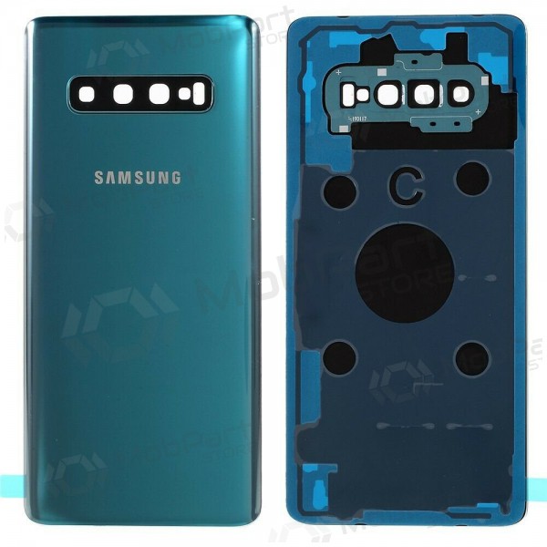 Samsung G975 Galaxy S10 Plus takaakkukansi vihreä (Prism Green) (käytetty grade A, alkuperäinen) Samsung G975 Galaxy S10 Plus takaakkukansi vihreä (Prism Green) (käytetty grade A, alkuperäinen)