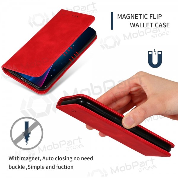Suojakuori Business Style Xiaomi Redmi A5/Poco C71 (173,45x79,35x8,45) punainen Suojakuori Business Style Xiaomi Redmi A5/Poco C71 (173,45x79,35x8,45) punainen