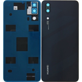 Huawei P20 takaakkukansi (musta) (käytetty grade C, alkuperäinen)