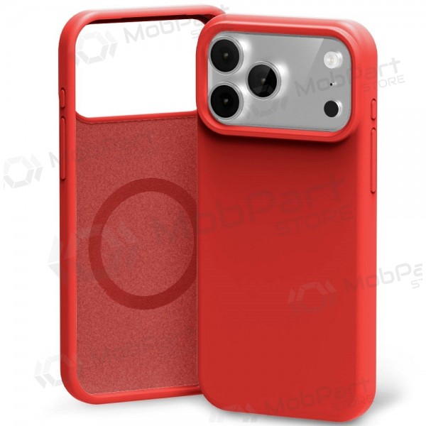 Apple iPhone 17 Pro, 18 Pro kotelo Mercury - Pure Magsafe Silicon Case (punainen)