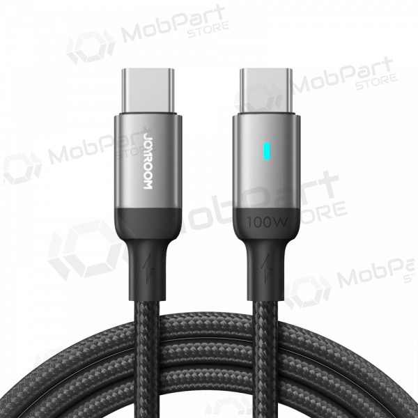 USB kaapeli Joyroom S-CC100A10 Type-C to Type-C 100W 1.2m musta