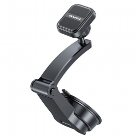 Auton matkapuhelinpidike Awei X54 Magnetic (dashboard/windshield) musta