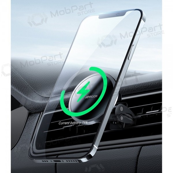 Laturi-laikiklis magnetinis automobilinis Joyroom JR-ZS240 MagSafe 15W musta