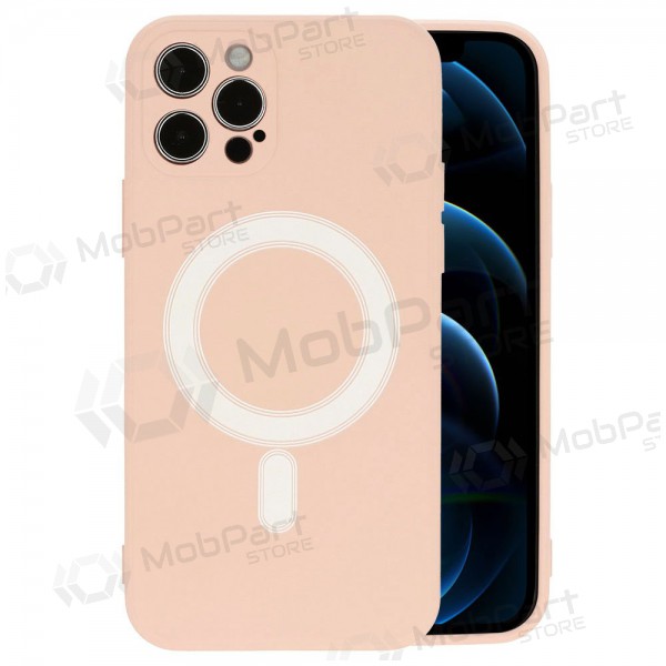 Apple iPhone 12 Pro kotelo - MagSilicone (hiekanvärinen)