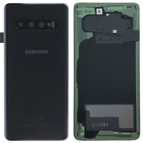 Samsung G973 Galaxy S10 takaakkukansi musta (Prism Black) (service pack) (alkuperäinen)