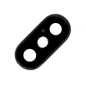 Apple iPhone X kameran linssi (musta) (kehyksellä)
