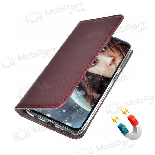 Samsung A546 Galaxy A54 5G kotelo - Smart Magnetic (viininpunainen)