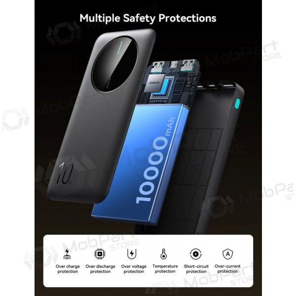 Ulkoinen paristo Power Bank Joyroom JR-PBF12 10000mAh musta
