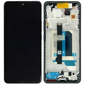 Xiaomi Redmi Note 14 Pro+ näyttö (sininen) (kehyksellä) (alkuperäinen)