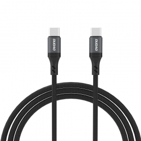 USB-C-kaapeli Dudao L3CC USB-C–USB-C 1,2 m 60 W musta