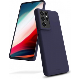 Suojakuori Mercury Silicone Case Samsung A566 A56 5G tummansininen