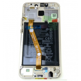 Huawei Mate 20 Lite näyttö (kultainen) (kehyksellä ja paristo) (service pack) (alkuperäinen)
