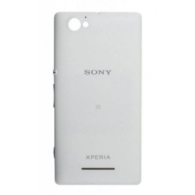 Sony Xperia M takaakkukansi (valkoinen) (käytetty grade A, alkuperäinen)