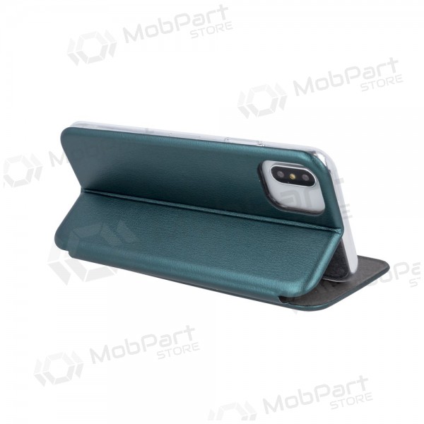 Apple iPhone 13 Pro Max kotelo - Book Elegance (tummanvihreä)