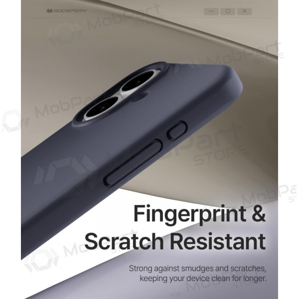 Suojakuori Mercury Pure Magsafe Silicon Case Apple iPhone 17 tummansininen
