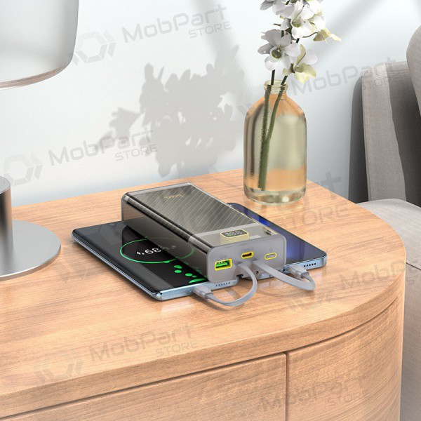 Ulkoinen paristo Power Bank Hoco J104A Discovery Edition 22.5W 20000mAh harmaa