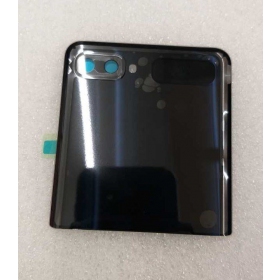 Samsung F700 Galaxy Z Flip takaakkukansi (musta) (käytetty grade B, alkuperäinen)