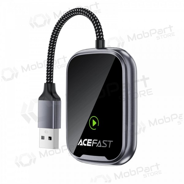 CarPlay-adapteri Acefast QC1 langaton Android Auto musta