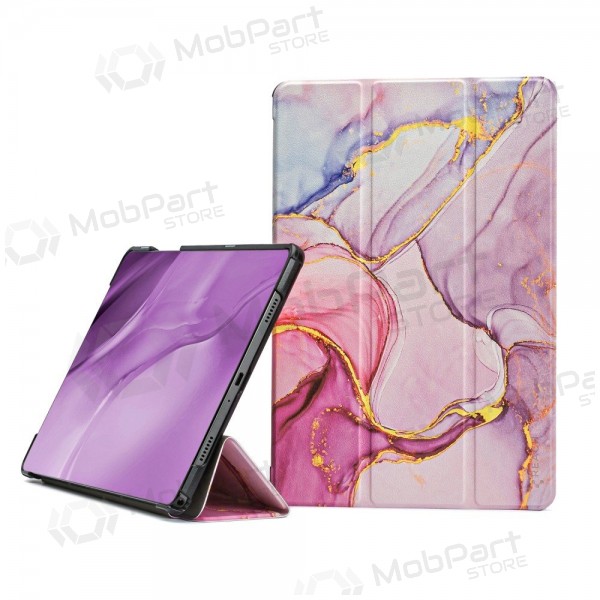 Samsung Galaxy Tab A9+, Tab A11+ kotelo - Smart Leather (marble)