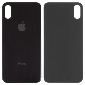 Apple iPhone XS takaakkukansi harmaa (space grey) (bigger hole for camera)