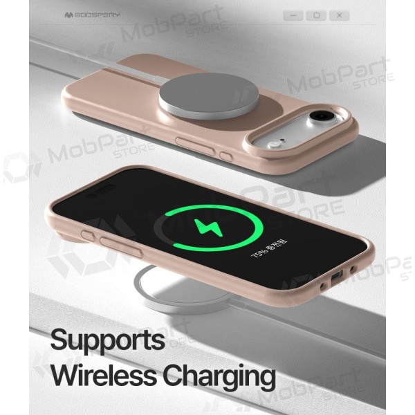 Apple iPhone Air - Mercury "Pure Magsafe Silicon Case" kotelo (ruusunpunainen hiekka)