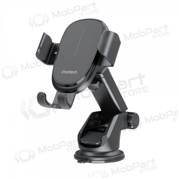 Automobilinis laikiklis-laturi Choetech T203-F 15W Gravity Car Charger Holder musta
