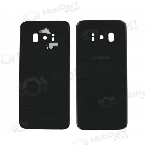 Samsung G955F Galaxy S8 Plus takaakkukansi musta (Midnight black) (käytetty grade C, alkuperäinen) Samsung G955F Galaxy S8 Plus takaakkukansi musta (Midnight black) (käytetty grade C, alkuperäinen)