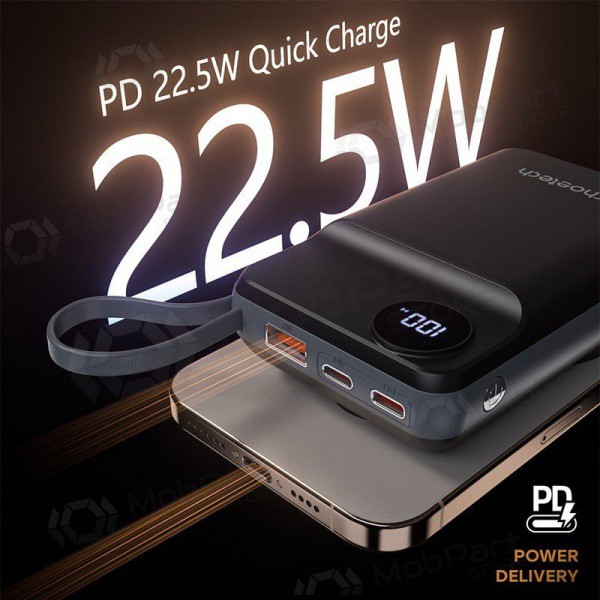 Ulkoinen paristo Power Bank Choetech B696 15W Magsafe 20000mAh musta