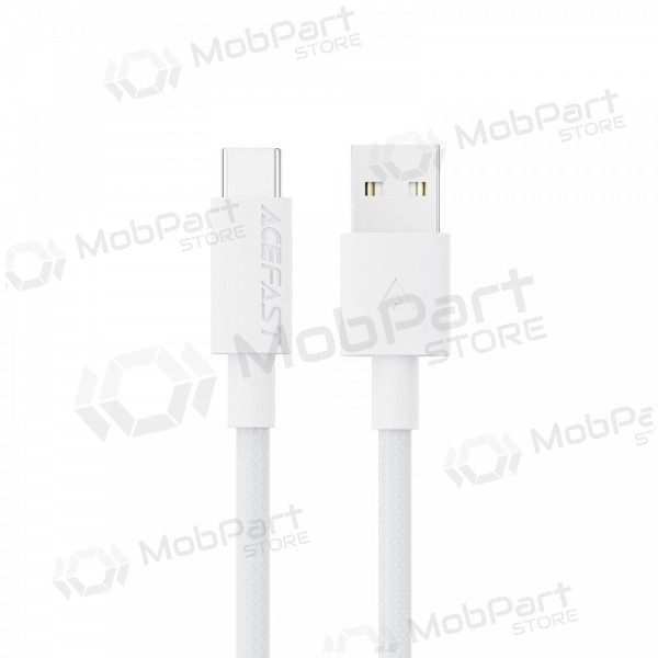 USB kaapeli Acefast C18-04 USB-A to USB-C 1.2m valkoinen