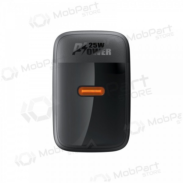 Puhelimen laturi Acefast A104 25 W GaN USB-C musta