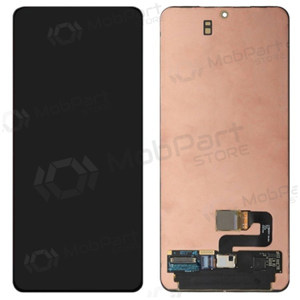 Ekranas Samsung G991 S21 5G su lietimui jautriu stikliuku (NO FRAME) alkuperäinen (service pack)