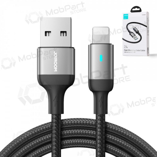 USB kaapeli Joyroom S-UL012A10 USB to Lightning 2.4A 1.2m musta