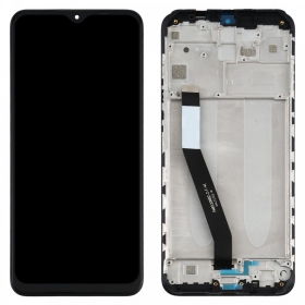 Xiaomi Redmi 9 näyttö (musta) (kehyksellä) (service pack) (alkuperäinen)