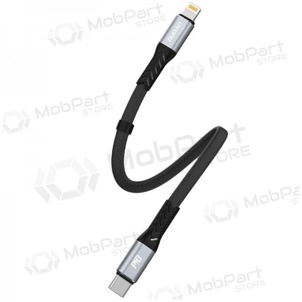 Lightning-kaapeli Dudao L10P USB-C–Lightning 0.23 m 20 W musta
