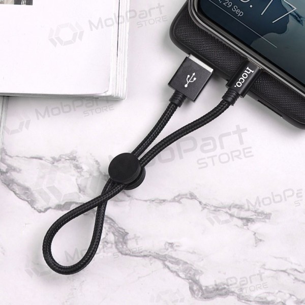 USB kaapeli HOCO X35 lightning 0.25m (musta)