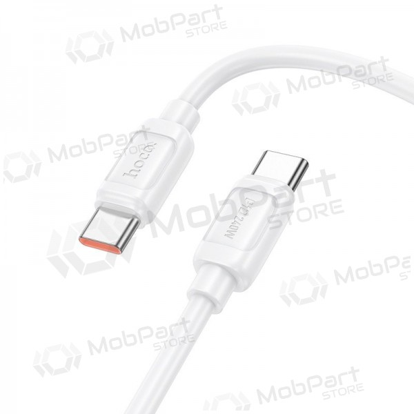 USB-C-kaapeli Hoco X115 USB-C–USB-C 1 m 240 W valkoinen