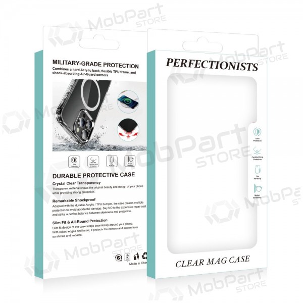 Apple iPhone 16 Pro Max kotelo - Perfectionists Clear Mag Case (läpinäkyvä)