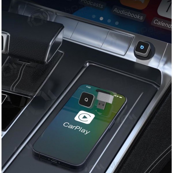 Langaton CarPlay / Android Auto -sovitin Ottocast Mini Cube CP88-T2 hopea